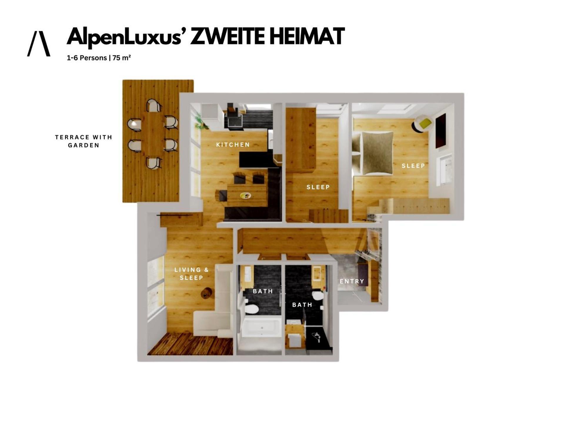 Апартаменти Alpenluxus Presents Zweite Heimat - Garden & Underground Parking Space Фюген Екстер'єр фото